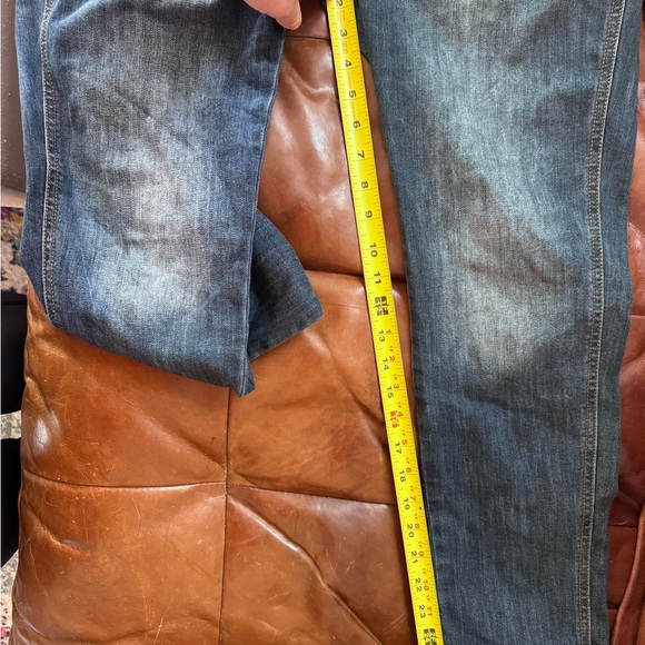 Gap Dark Wash Stretch Denim Slim Leg Overalls L - Picture 9 of 10